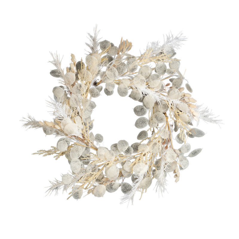 Cream Eucalyptus Wreath 60cm